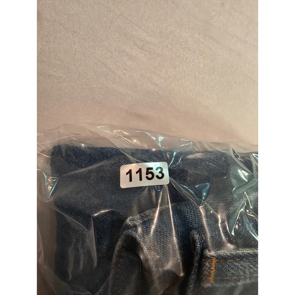 LL Bean Double L Relaxed Fit Flannel Lined Jeans Mens 35x30 Medium Wash Blue